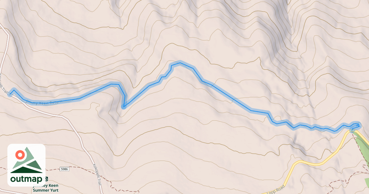 Map of Jimmy Keen Return