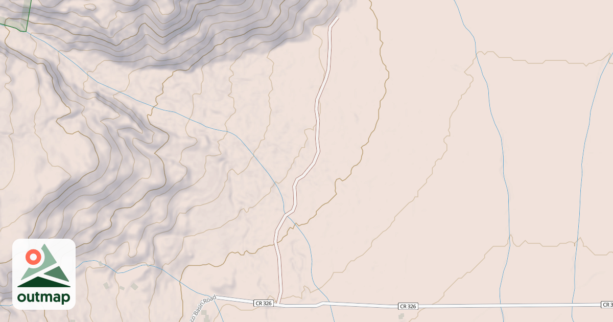 Map of BLANCO BASIN C