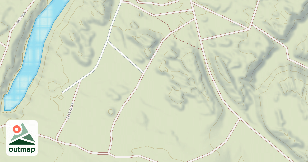 Map of Interlake State Recreation Area Trails