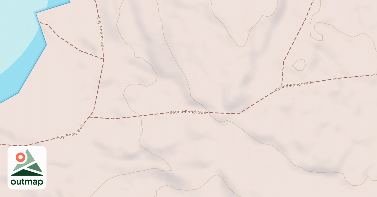 Map of Round Pond Trail