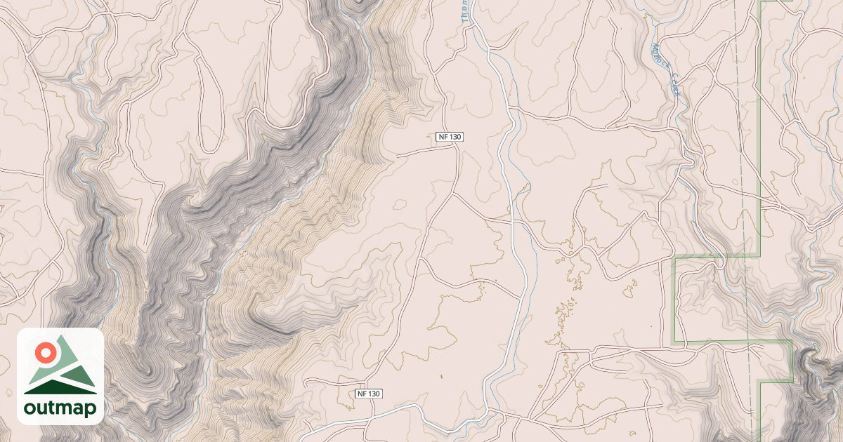 Map of USFS Motor Vehicle Use Map Roads {6B5CB088-F94B-43F9-9010-B2E4281D4083}