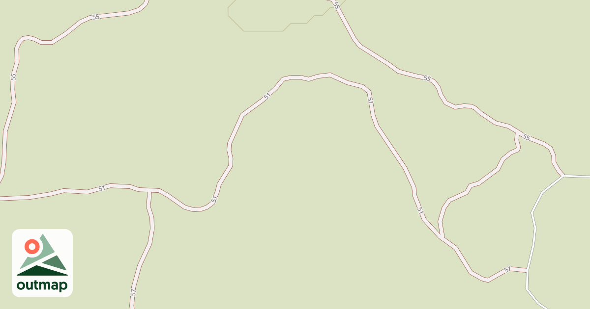 Map of Cline Buttes Tr 51