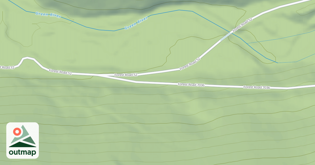 Map of GREEN DIVIDE