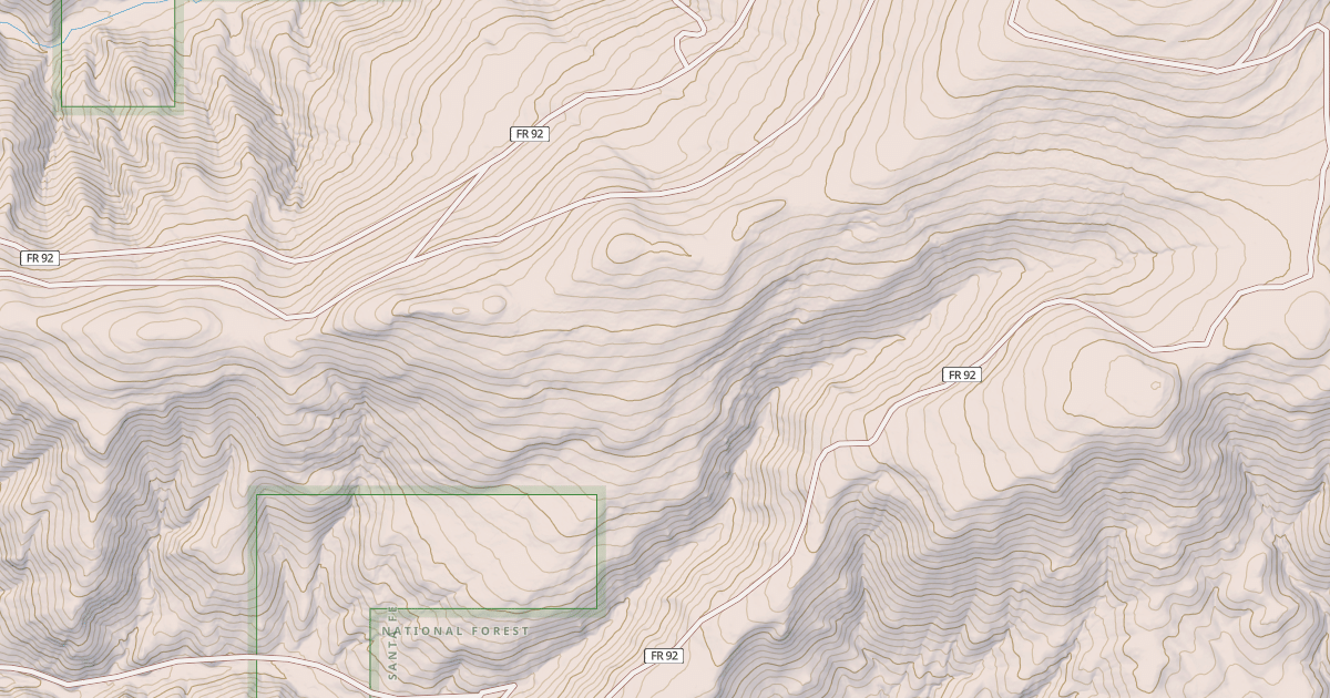Map preview of USFS Motor Vehicle Use Map Roads {BEA93734-C67C-4781-BE22-639DCA1A407A}