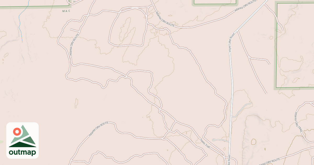 Map of Atlanta Trail