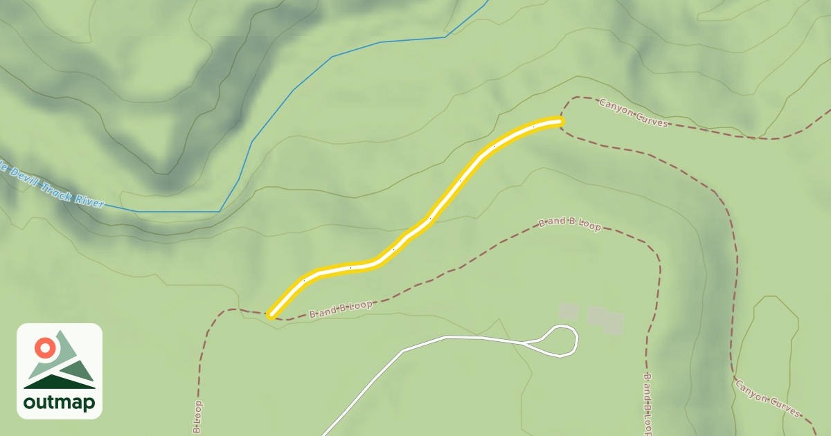 Map of Canyon Curves