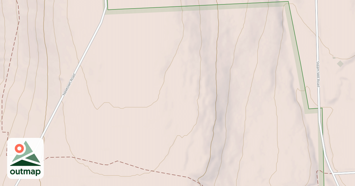Map of Texas Hollow Snowmobile Trail
