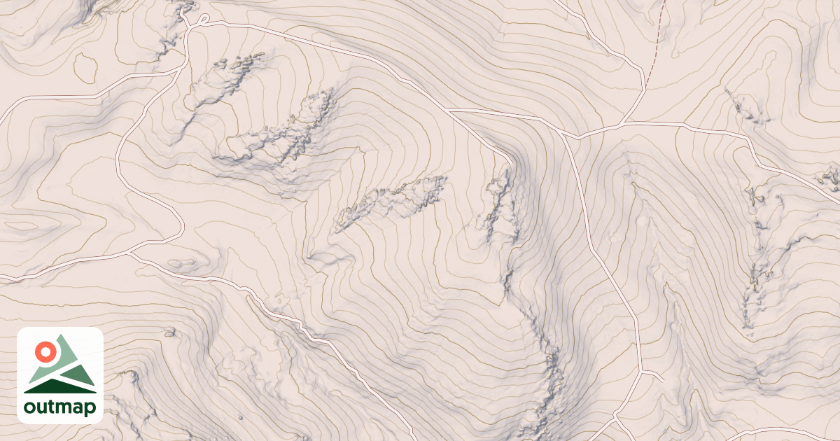 Map of FREEZE OUT COW CAMP