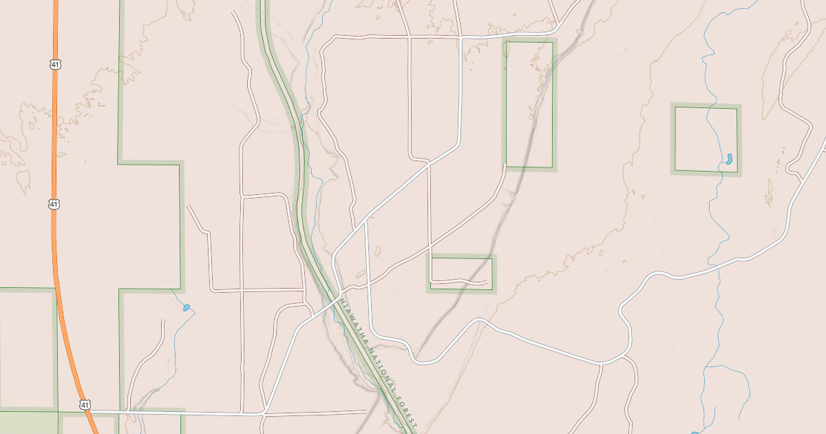 Map preview of BAKER CREEK (I-13)