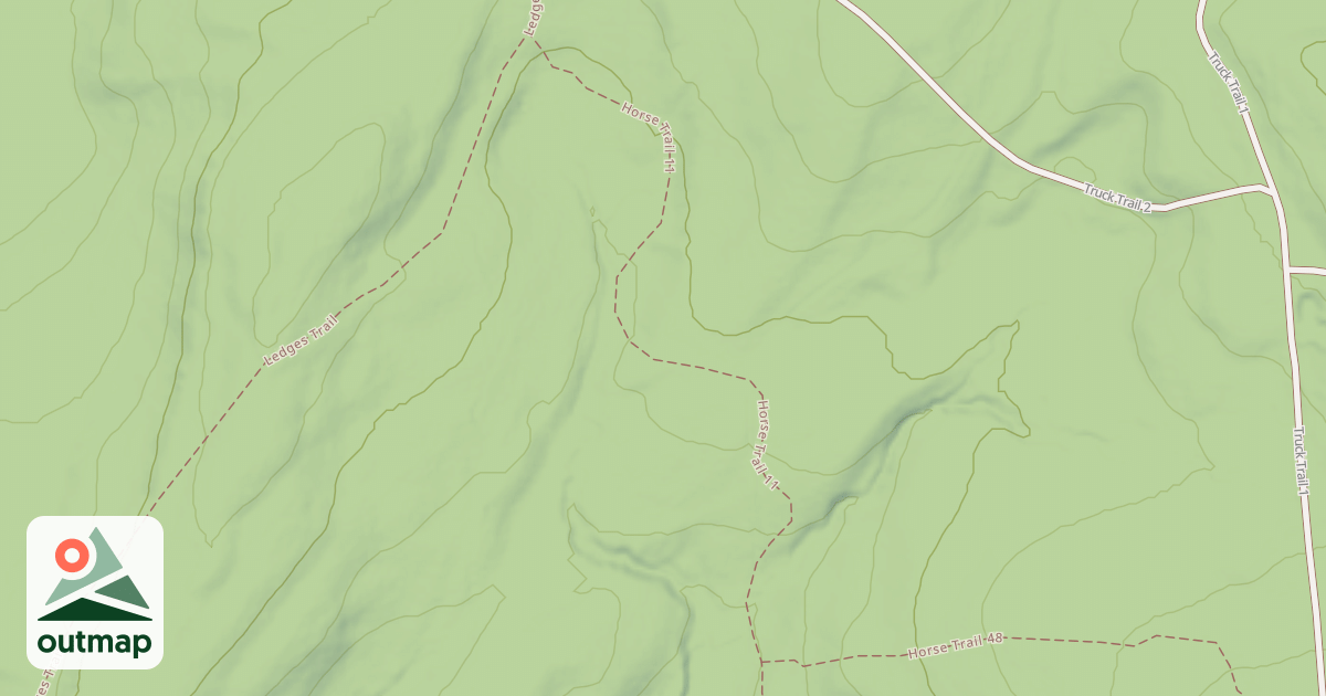 Map of Horse Trail 11