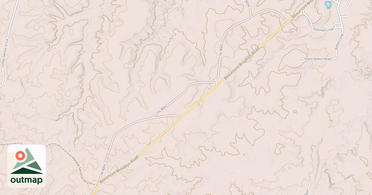 Map of USFS National Forest System Roads {D6AEB1D0-BB2F-4154-8B2B-B7C904C4AC90}