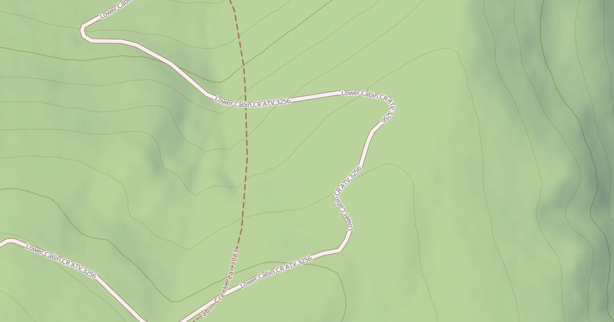 Map preview of Lower Cabin Cr Atv