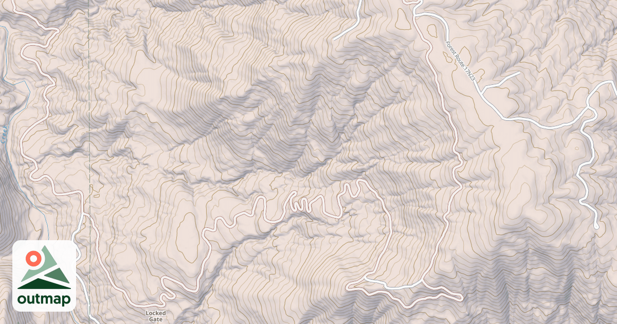 Map of BUCKNELL CREEK