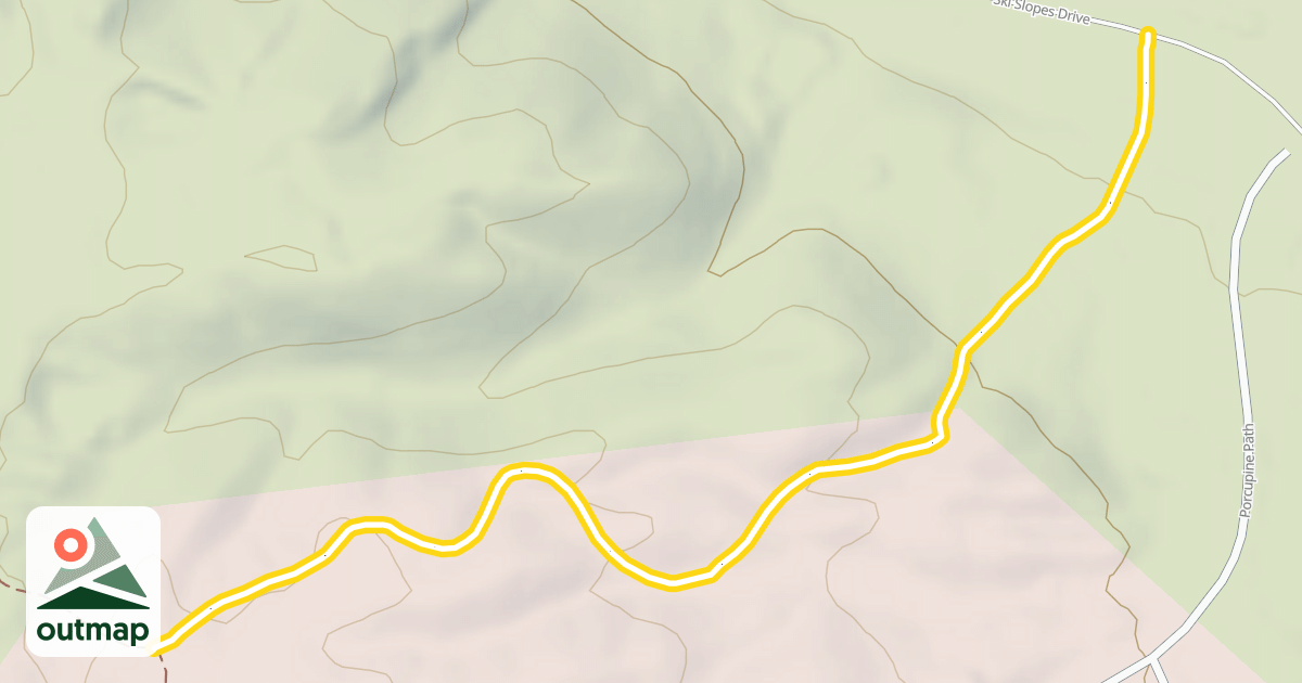 Map of West Ridge Trail