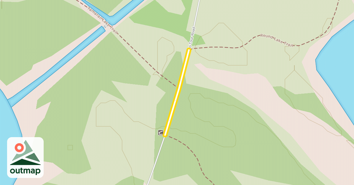 Map of Auto Tour Road