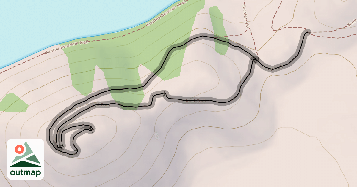 Map of Knoll Trail