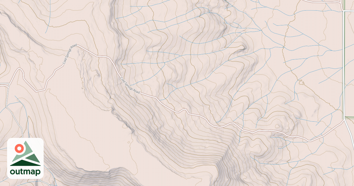 Map of COLD SPRINGS