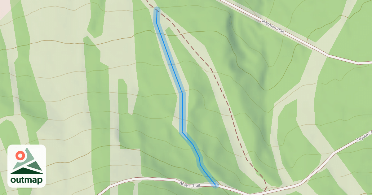 Map of Christiana Slope