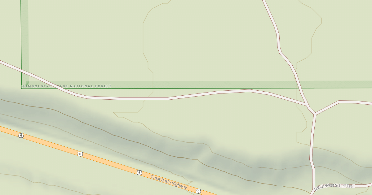 Map preview of BLM National GTLF Public Motorized Roads 1ec42233-c695-41ee-9fec-59fdfcb0c179