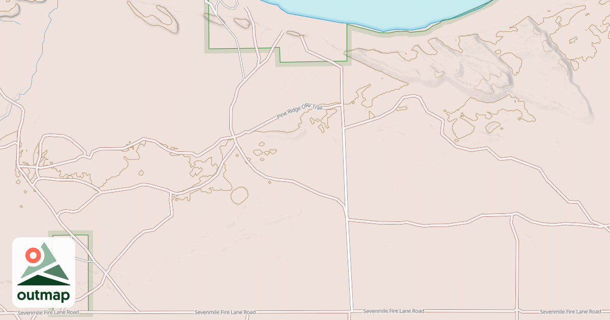 Map of Pine Ridge Trail