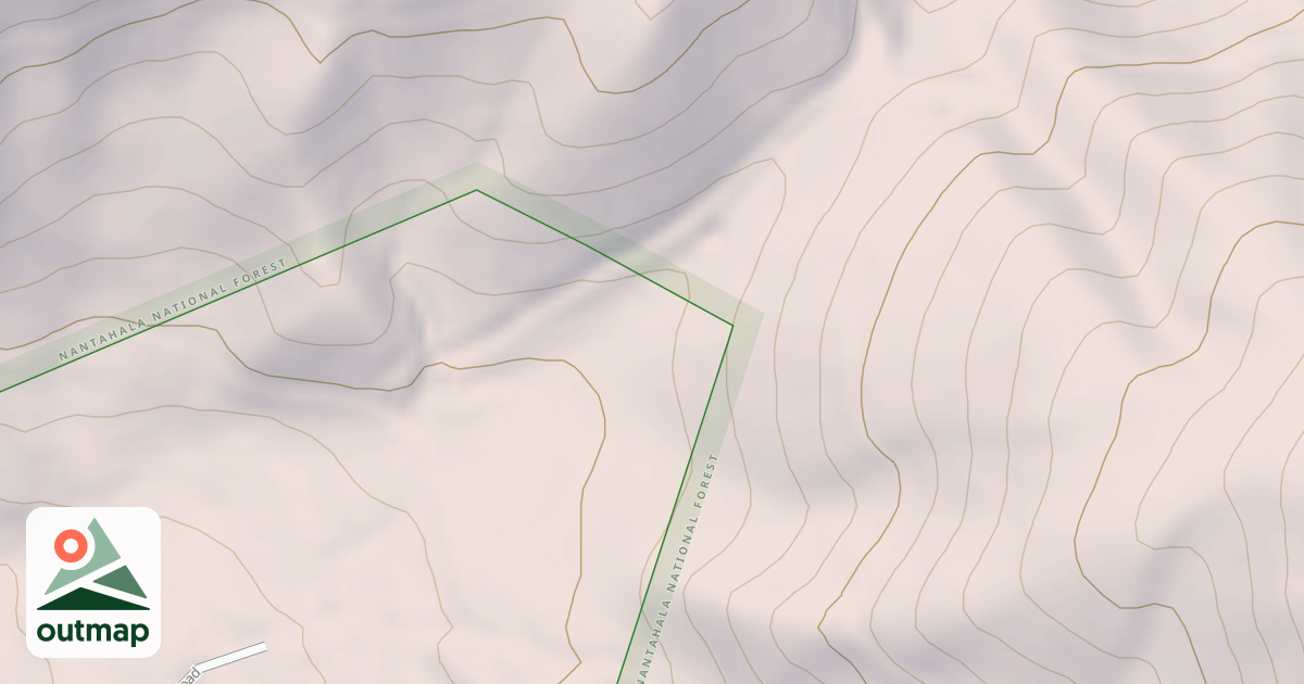 Map of DRYLAND LAUREL BRANCH