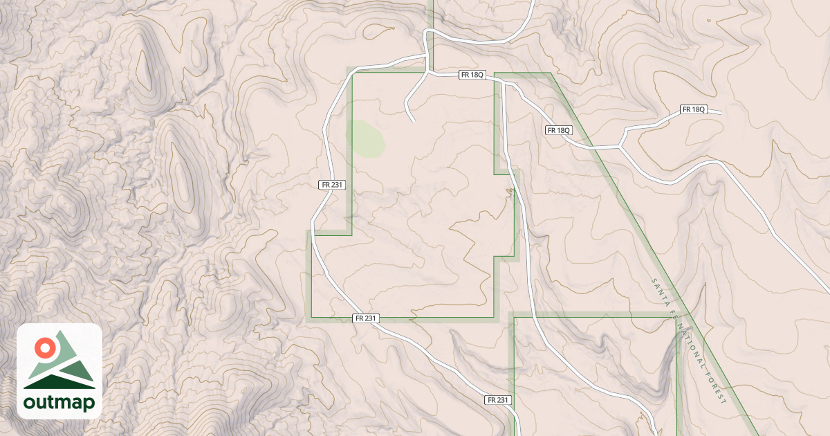Map of USFS Motor Vehicle Use Map Roads {D2E5B15B-2BFB-41A5-811B-51A9546217F9}