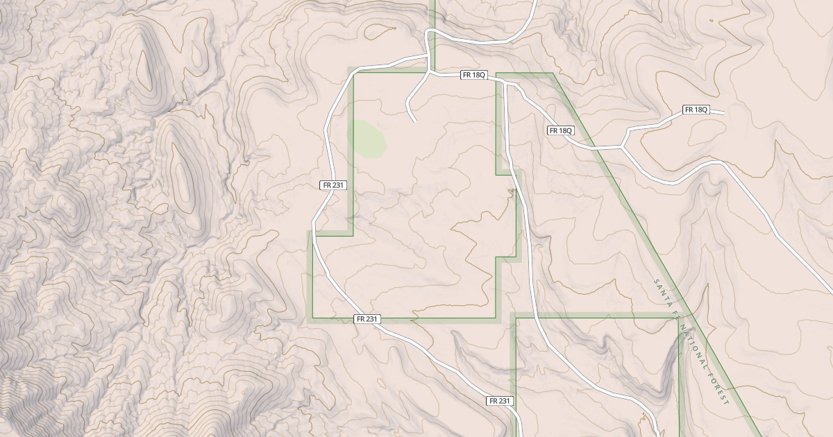 Map preview of USFS Motor Vehicle Use Map Roads {D2E5B15B-2BFB-41A5-811B-51A9546217F9}