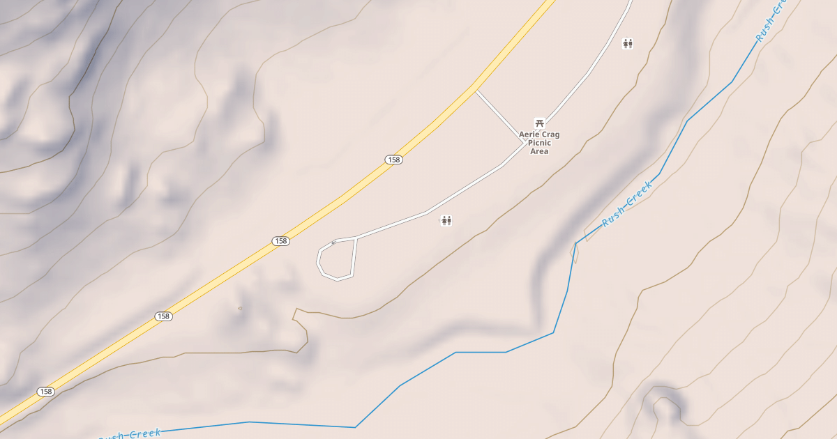 Map preview of AERIE CRAG SPUR