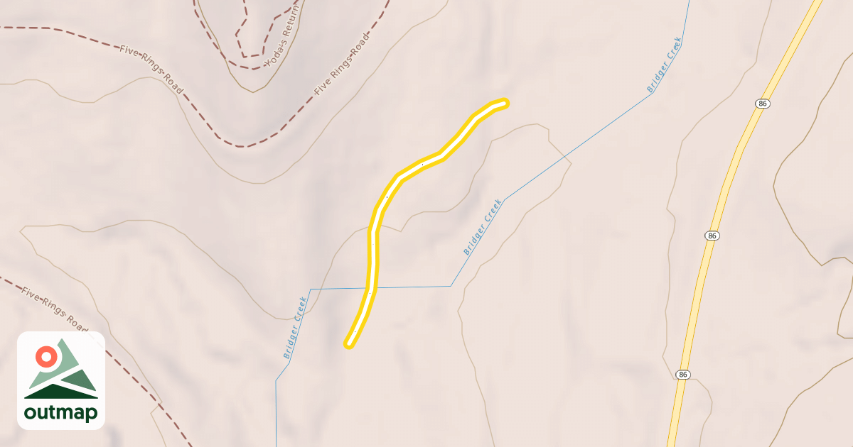 Map of Crosscut Return