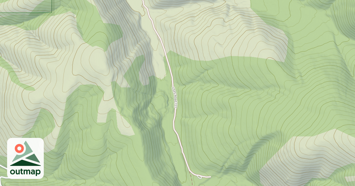Map of (FDR) REIMEL CREEK