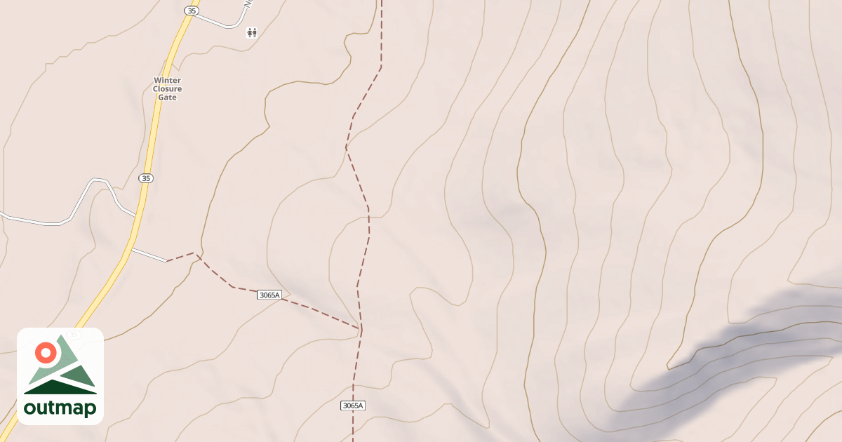 Map of Iron Mine Creek