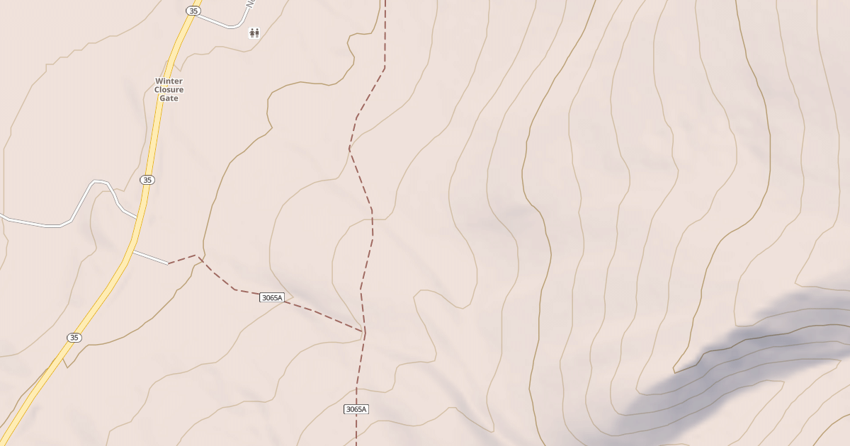 Map preview of Iron Mine Creek
