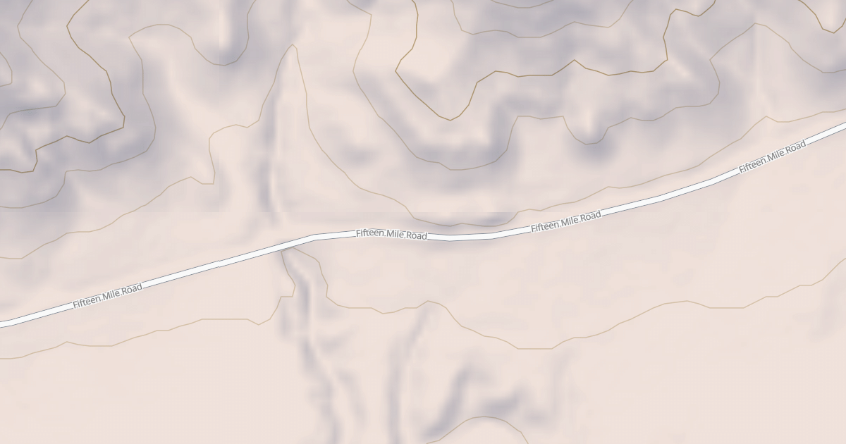 Map preview of FIFTEEN MILE