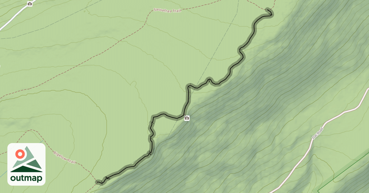 Map of Sassy Pig Trail (Pigpile)