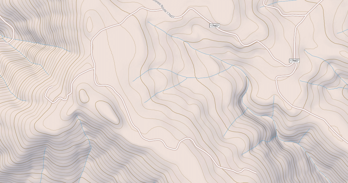 Map preview of LOWER COON MTN