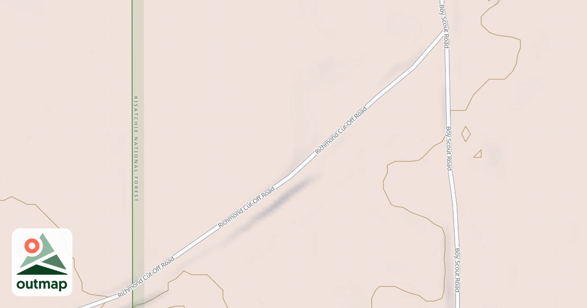 Map of USFS Motor Vehicle Use Map Roads {EEAB55CD-40DA-46C4-A9FF-29A04E097A8F}