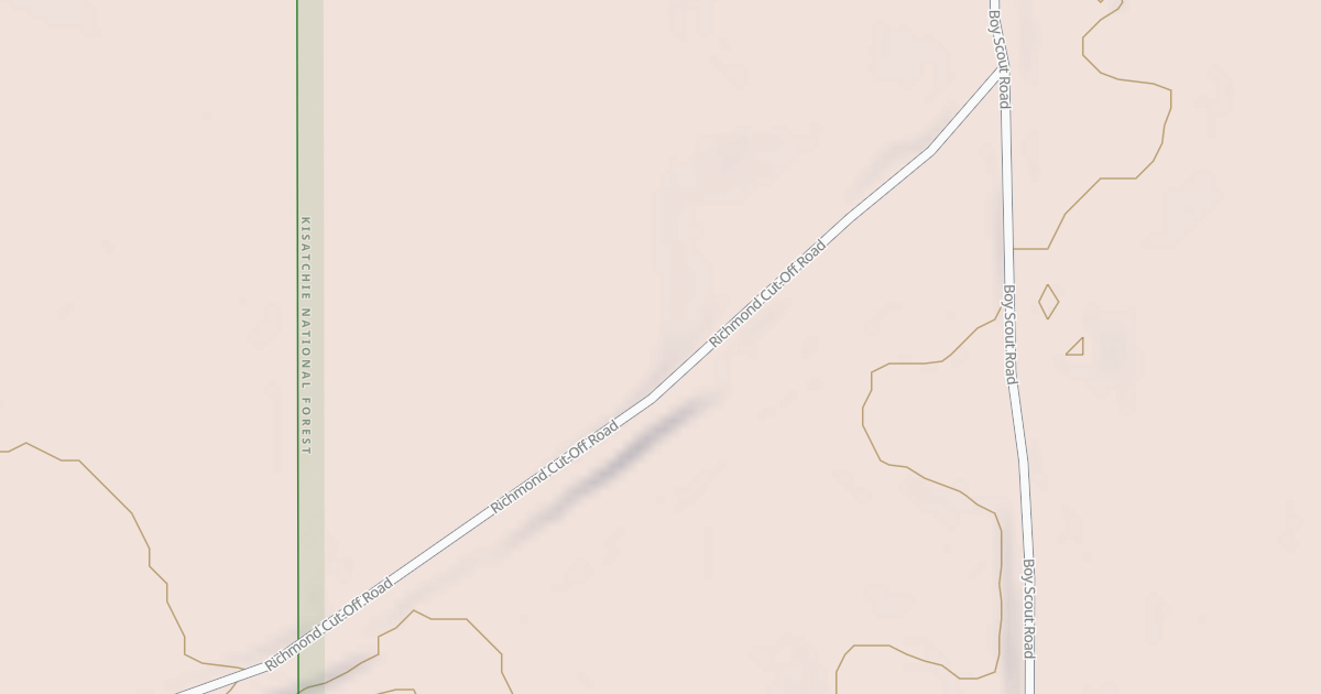 Map preview of USFS Motor Vehicle Use Map Roads {EEAB55CD-40DA-46C4-A9FF-29A04E097A8F}