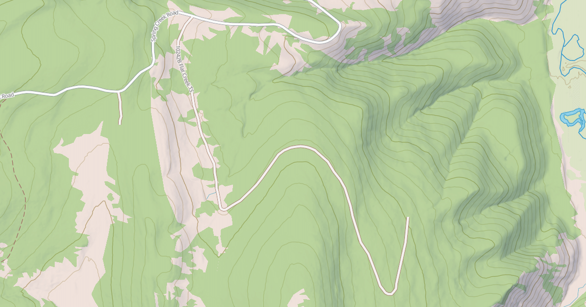Map preview of FLAT CREEK TS