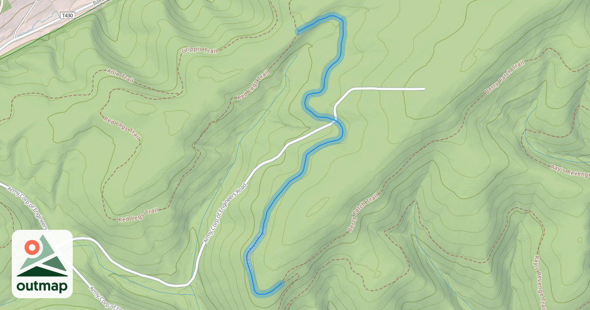 Map of Locomotive Trail