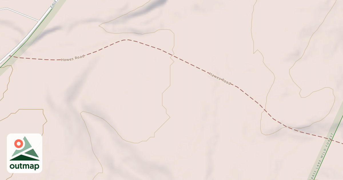 Map of Hawes Road Extension