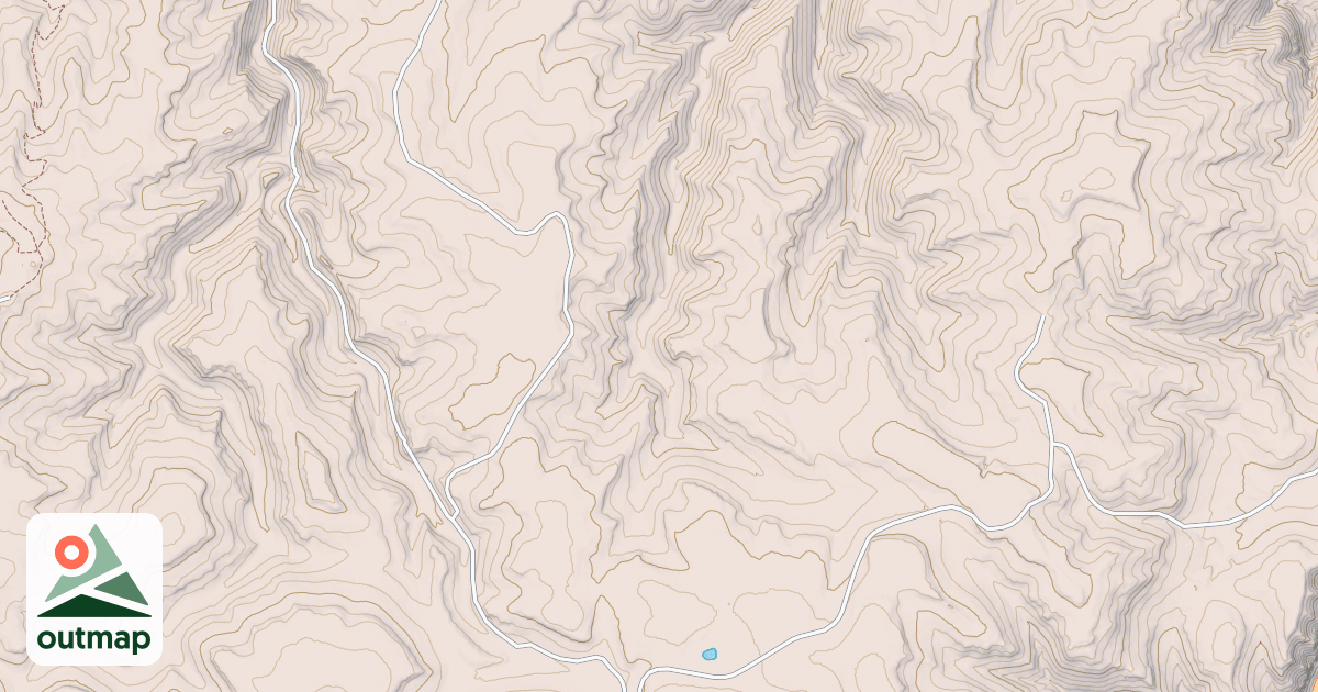 Map of DRY GULCH BRANCH 1A