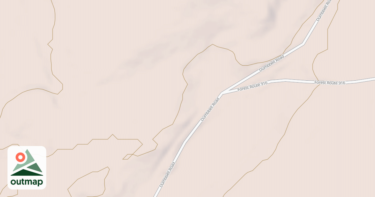 Map of DUMBBELL HELIPORT