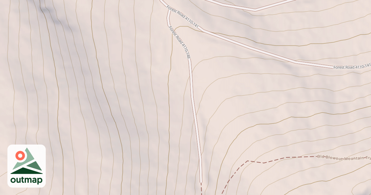Map of BLOWOUT VISTA
