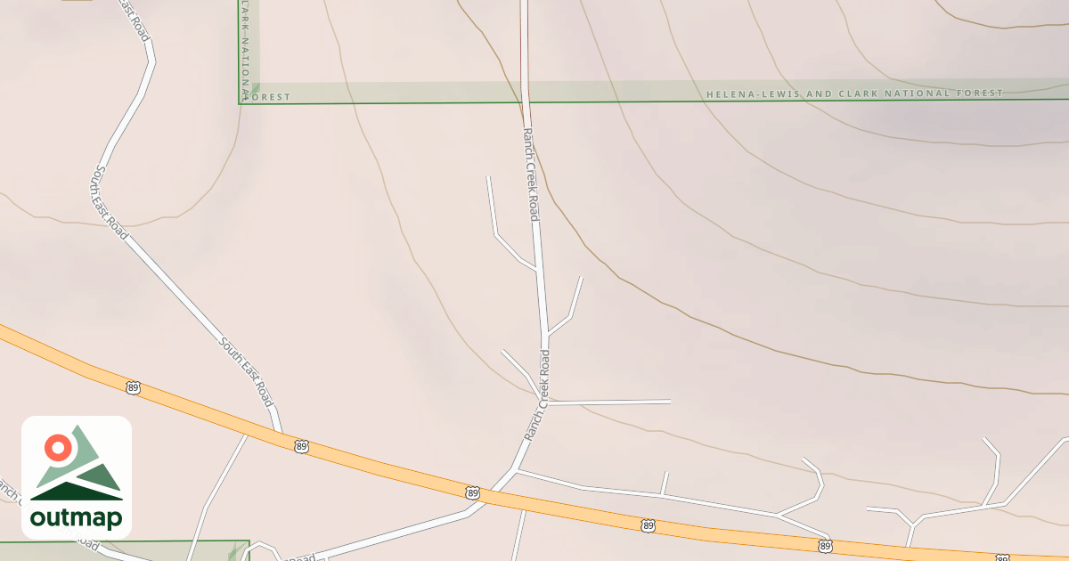Map of RANCH CREEK