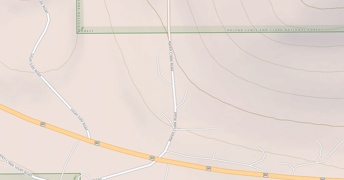Map preview of RANCH CREEK