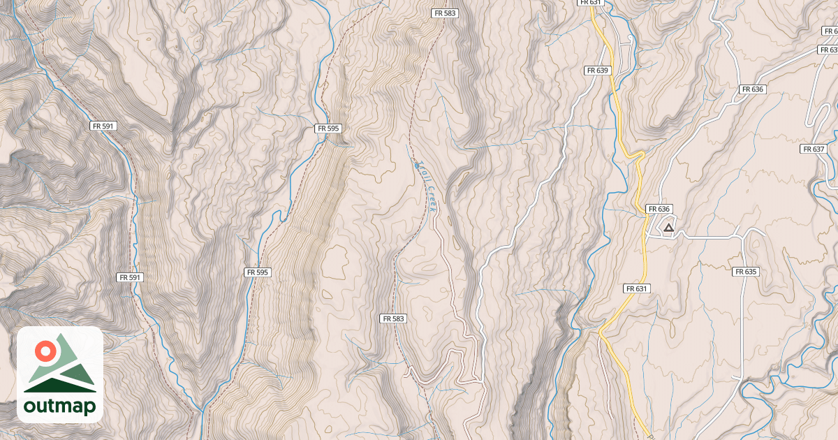 Map of Piedra Stock Dr