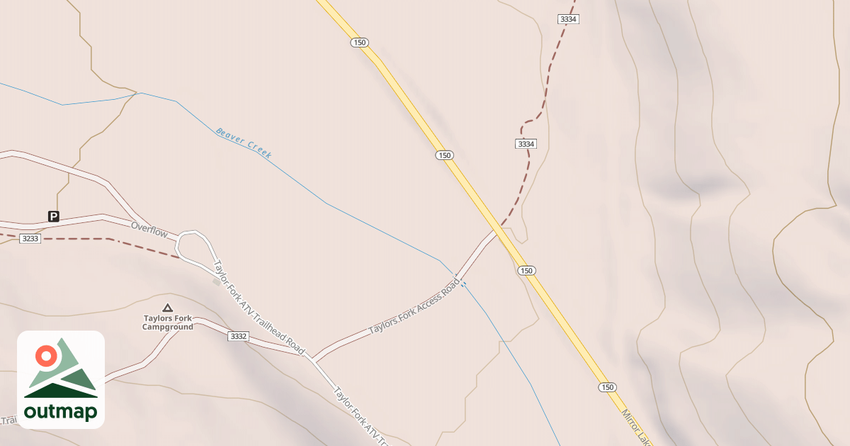 Map of Coop Creek Connector