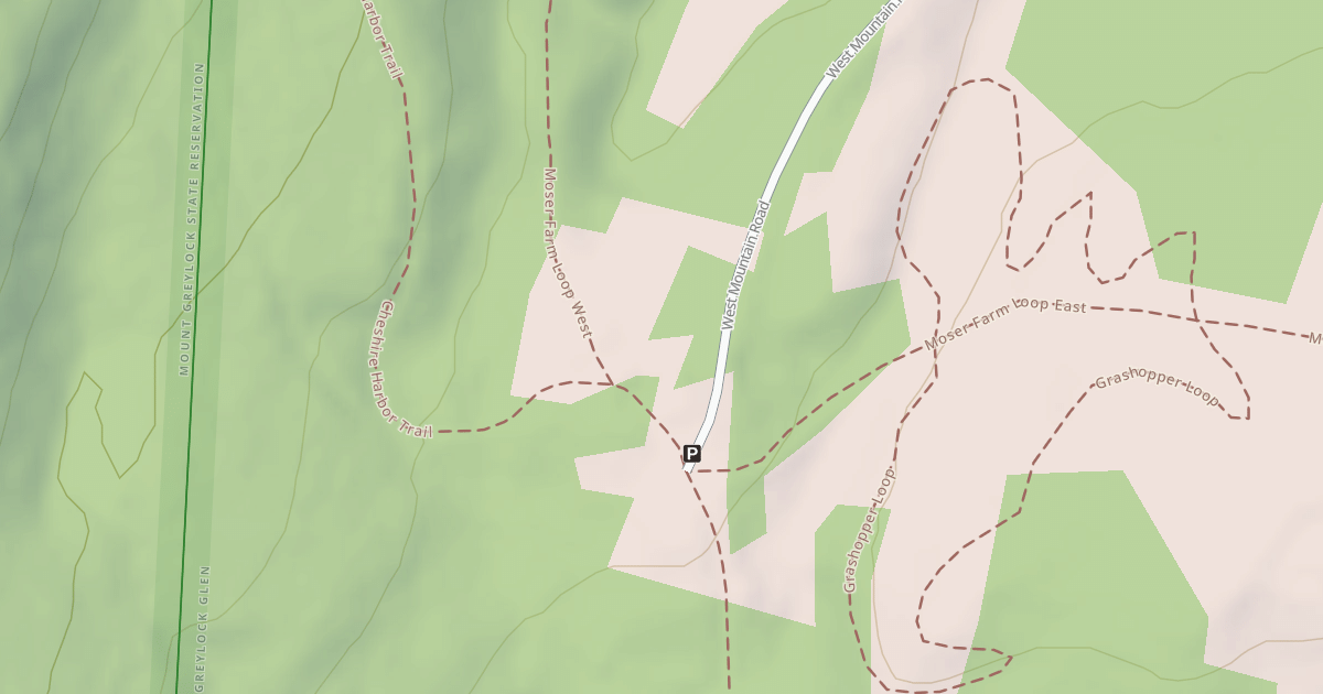 Map preview of Old Adams Road