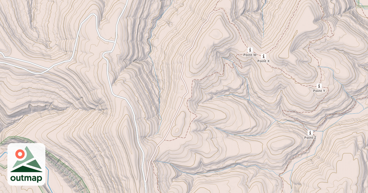 Map of HIGH MOUNTAIN