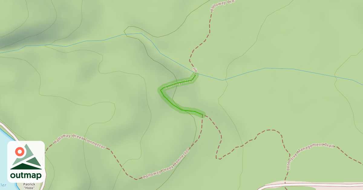 Map of Calloway Creek Trail